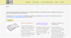 Desktop Screenshot of chicagomailing.com